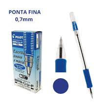 CANETA ESF.PILOT BPS 0.7MM AZUL-PRETA  C/12