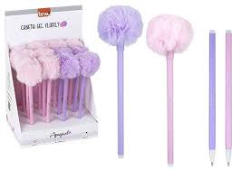 CANETA ESF.GEL BRW POMPOM C/12