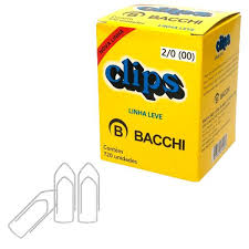 CLIPS METAL  LL (LINHA LEVE) 2/0 C/720  BACCHI  7897849611060