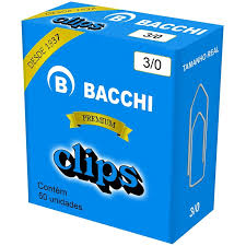 CLIPS METAL 3/0 C/50 BACCHI 7897849608077