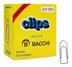 CLIPS METAL LL (LINHA LEVE) 2/0 C/100  BACCHI  7897849609067