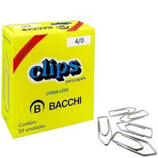 CLIPS METAL LL (LINHA LEVE) 4/0 C/50  BACCHI  7897849609081