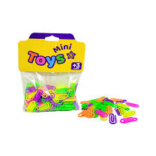 CLIPS PLASTICO COLORIDO C/200 MINI TOYS