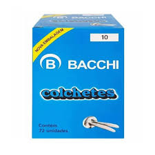 COLCHETE METAL P/PASTA N.10 C/72  BACCHI  7897849617093