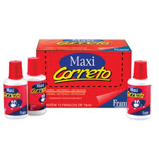 CORRETIVO LIQUIDO MAXI 18 ML C/12   7897562200787