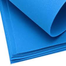 E.V.A PLACA 40X60CM AZUL C/10  7898613210311