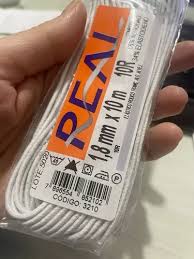 ELASTICO ROLIÇO 1,8MM X 10 M BCO REAL  7896554852102