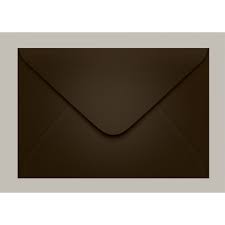 ENVELOPE  CONVITE 16X23 MARROM  CX C/100