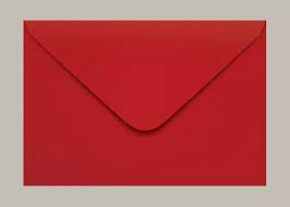 ENVELOPE  CONVITE 16X23 VERMELHO TOQUIO  CX C/100