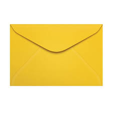 ENVELOPE  VISITA  07X11 AMARELO  C/100