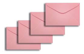ENVELOPE VISITA 07X11 ROSA CLARO C/100