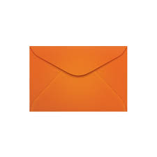ENVELOPE  VISITA  07X11 LARANJA  CX C/100