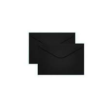 ENVELOPE  VISITA  07X11 PRETO CX C/100