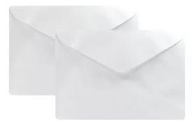 ENVELOPE BRANCO VISITA  7,2X10,8 C/100   75GRS