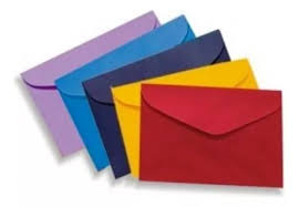 ENVELOPE COLORIDO CARTA  11X16 CX C/100