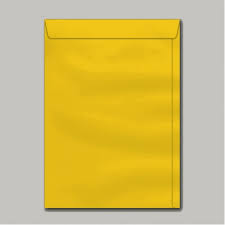 ENVELOPE SACO AMARELO 1/2 OFICIO 17X25  BLISTER C/10