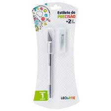 ESTILETE PRECISÃO (BISTURI) C/2 LAMINAS  LEO E LEO 7897256293248