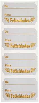 ETIQUETA P/PRESENTE   CTA C/100  8736566100015