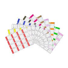 ETIQUETA P/ROUPA PAPEL TAG AZ-BC-VM-PT-AM  C/1000