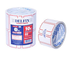 ETIQUETA PREÇO DELFIX  GDE C/02 RL R-6 50X30 10MTS 7896149600583