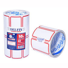ETIQUETA PREÇO DELFIX  GG C/03 RL   R-7  76X40 10MTS  7896149603638