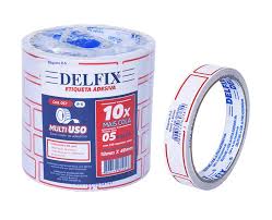 ETIQUETA PREÇO DELFIX  MED C/05 RL R-5  40X18  0MTS 7896149603614
