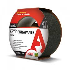 FITA ANTIDERRAPANTE PRETA ADERE 50MM X 5M