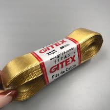 FITA CETIM N.5 AMARELO OURO C/10 MTS  7893791061670