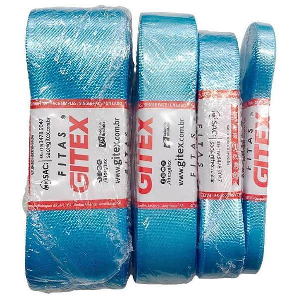 FITA CETIM N.9 AZUL BEBE C/10 MTS GITEX  7893791062639