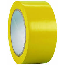 FITA DEMARCAÇÃO ADESIVA SOLO  AMARELA 48MM X 30M  7896193270077