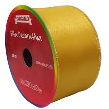 FITA DOURADA 38MM CIRCULO