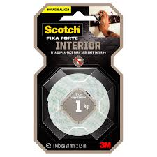 FITA DUPLA FACE 3M SCOTCH ESPUMA 24MM X 1,5M  7891040121403