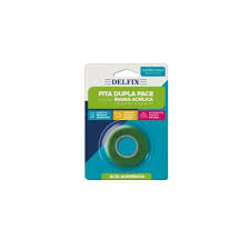 FITA DUPLA FACE DELFIX MASSA ACRILICA 12MM X 2 M  7896193236769