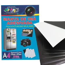 FOLHA IMANTADA A-4 ADESIVADA C/05UN OFF PAPER