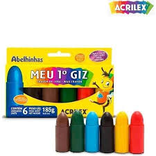 GIZ CERA 6 CORES 1º GIZ ACRILEX  7891153067223