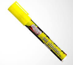 GIZ LIQUIDO 4G 6MM FINO AMARELO BRW  7898675501341
