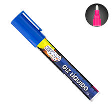 GIZ LIQUIDO 4G 6MM FINO AZUL BRW  7898675501266