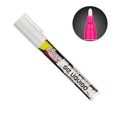 GIZ LIQUIDO 4G 6MM FINO BRANCO  BRW