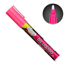 GIZ LIQUIDO 4G 6MM FINO ROSA BRW  7898675501204