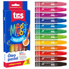 GIZ PASTEL C/12 CORES TRIS  7899150795088