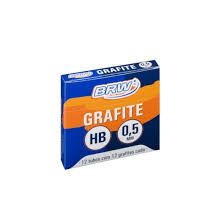 GRAFITE BRW 0,5 HB 12 CX X 12 MINAS  7898613213503