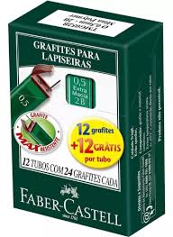 GRAFITE FABER 0,5 2B 12 CX X 24 MINAS  7891360472643