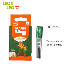 GRAFITE LEO E LEO 0,5 HB 12 CX X 12 MINAS 7897256246015