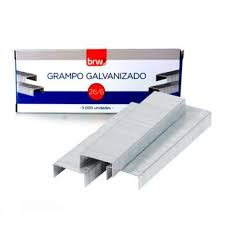 GRAMPO P/GRAMPEADOR 26/6 GALVANIZADO C/5000 BRW 7898936754011