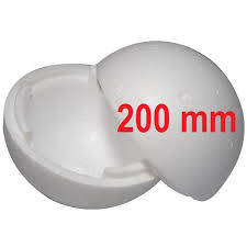 ISOPOR BOLA 200 MM  PCTE C/03  7890083278839