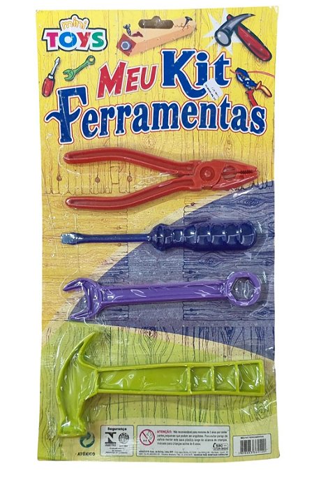 KIT FERRAMENTAS MINI TOYS  7898083369120