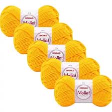 LÃ MOLLET AMARELO  PCTE C/05 NOV 40GRS 7891113353182