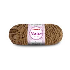 LÃ MOLLET MARROM  PCTE C/05 NOV 40GRS  7891113358507