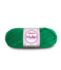 LÃ MOLLET VERDE COR: 5779  PCTE C/05 NOV 40GRS  7891113424882