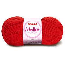 LÃ MOLLET VERMELHO   PCTE C/05 NOV 40GRS  7891113593359